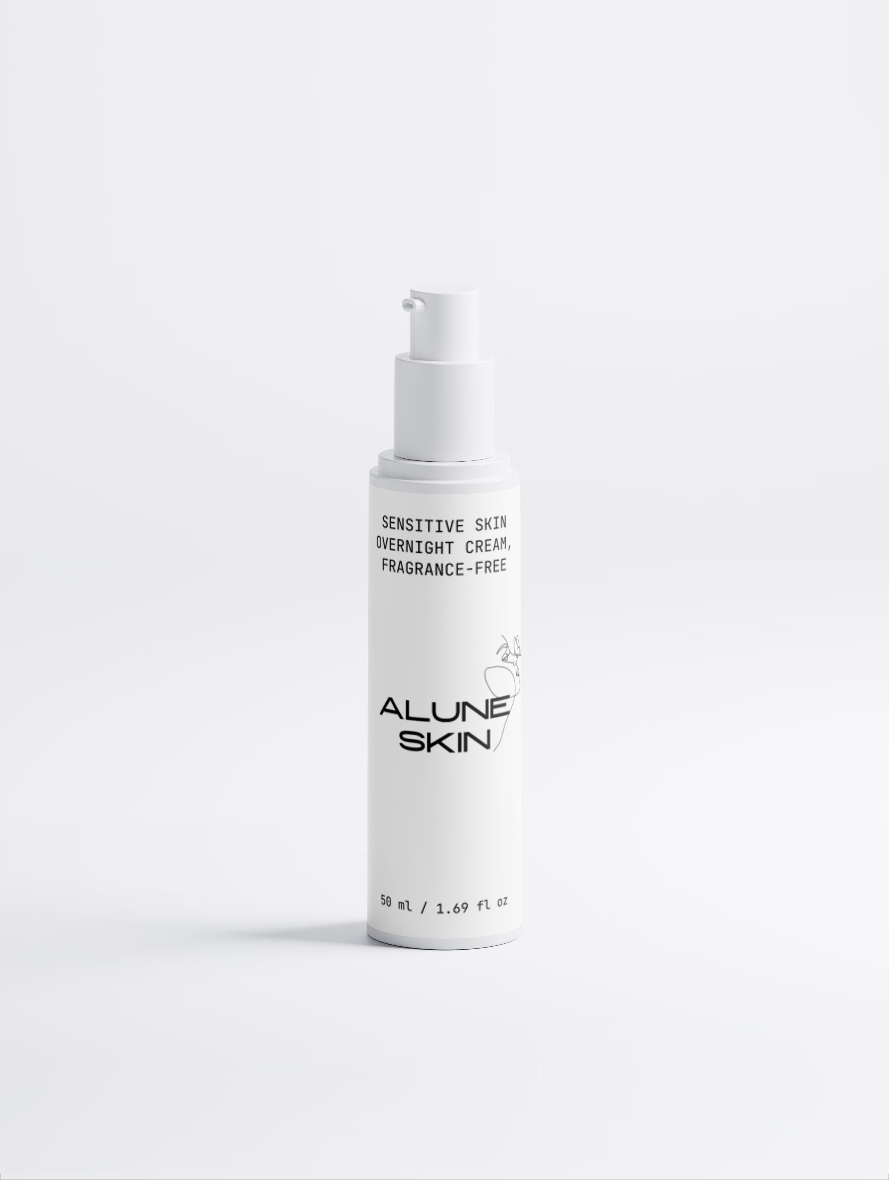 Sensitive Skin Overnight Cream, Fragrance-Free